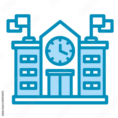 School  Icon Element For Design