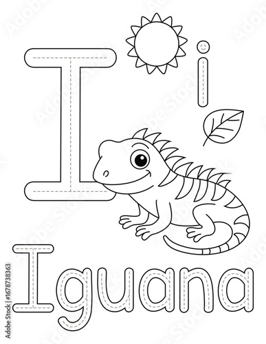 Tracing and Coloring the Letter O