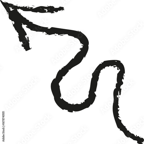 Curved Arrow