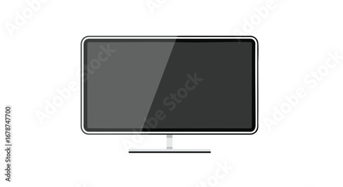 Sleek display illustration showcasing modern technology and minimalist design features for digital platforms and creative presentations alike