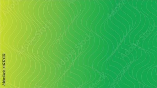 Gradient pixelated background design with green hues vector