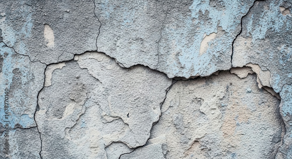 Fototapeta premium Old Cracked Concrete Wall Texture Distressed Surface Background