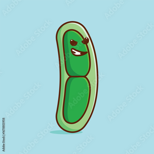 Simple Klebsiella The Sneaky Invader cartoon vector illustration Collection of Pharmacy day concept icon isolated