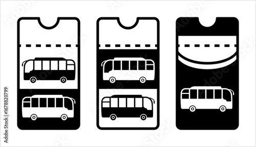 Bus Ticket Icon M_2508001