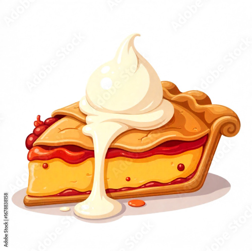 Pumpkin pie, autumn pie, fall pie