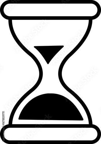 알람 시계 라인드로잉 아이콘(clock line drawing icon)