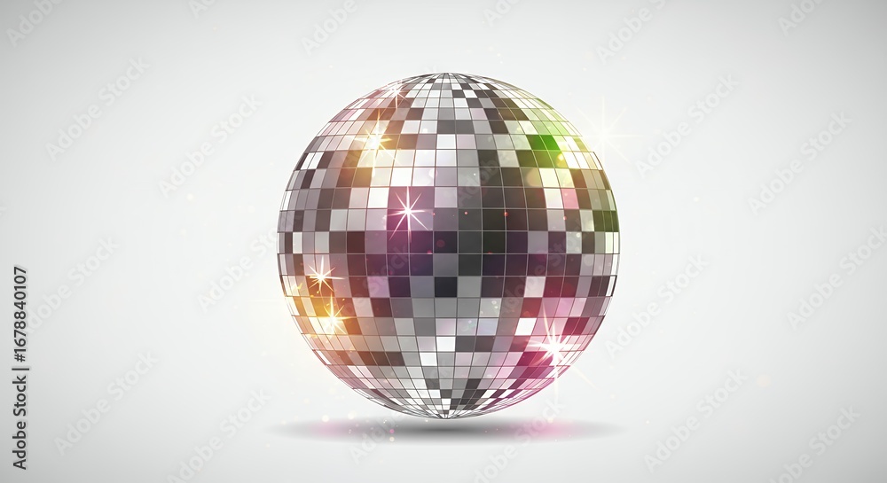 Obraz premium Disco ball graphic design