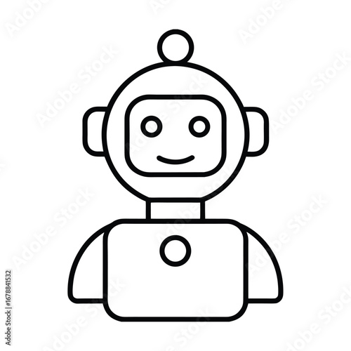 vector illustration of a chatbot