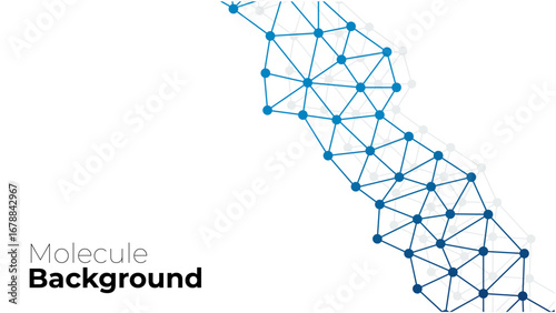 Molecule background illustration for multipurpose use.