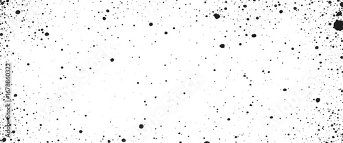 Vector dust messy background, distressed spray grainy overlay texture, random gritty background.