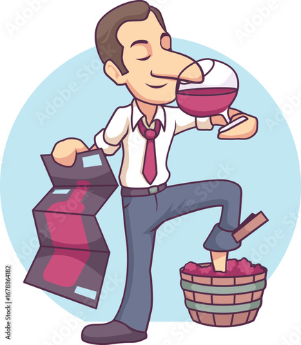red wine glass