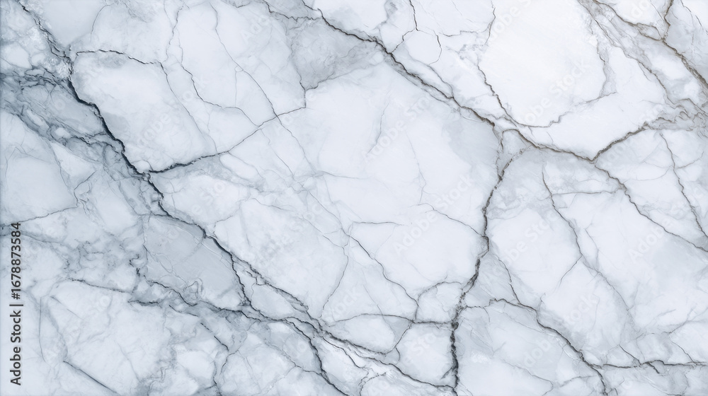 Obraz premium White Marble Texture with Natural Veins Background