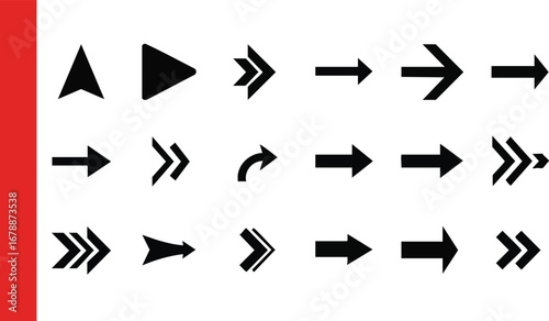Bold black arrow icons point the way forward for modern design and direction