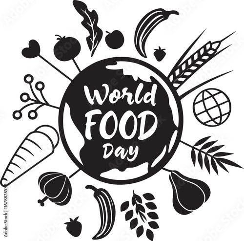 World Food Day Vector Illustration