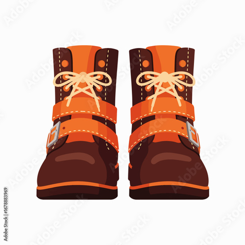 Warm Leather Boots for Outdoor Adventures
