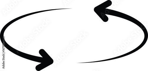 circle arrow icon set. circular arrow icon, refresh, reload arrow icon. rotation icon. 360 rotation icon vector illustration
