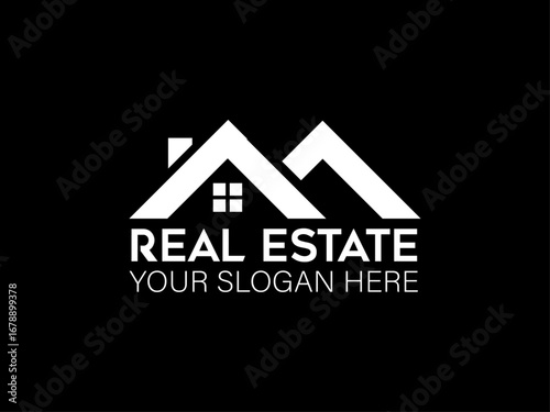 Luxury real estate logo design	
