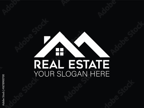 Luxury real estate logo design	
