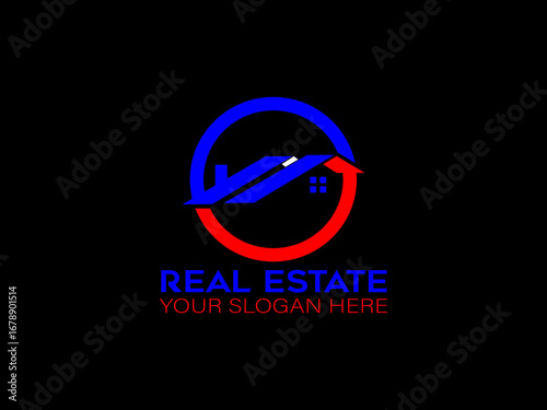 Luxury real estate logo design	
