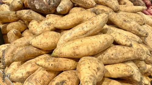 Sweet potato stall 