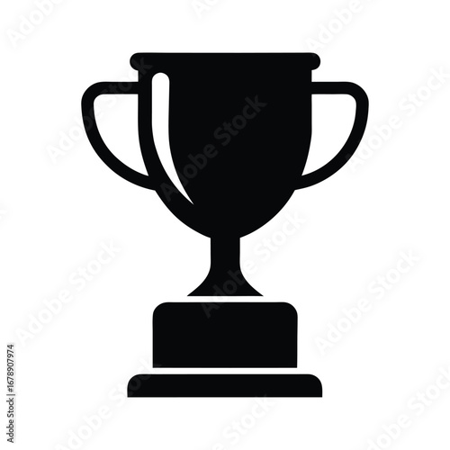trophy cup icon Icon Illustration Vector