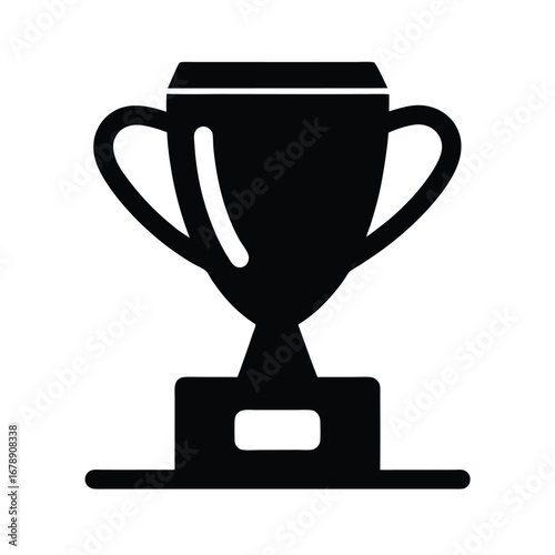 trophy cup icon Icon Illustration Vector