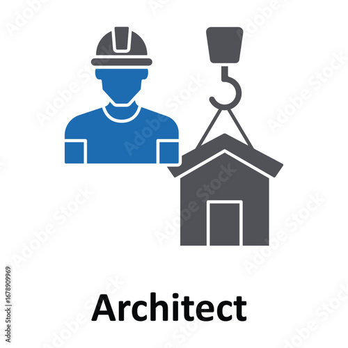 Architect Vector Icon which can easily modify or edit