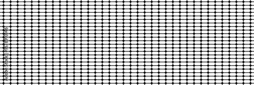 Construction site fence isolated on white bg as a seamless pattern. Urban protection of working area. Vector illustration,