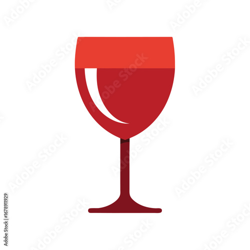 Wine Glass Icon Vector