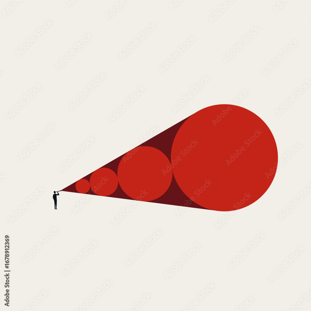 custom made wallpaper toronto digitalSee big picture business vector concept. Symbol of strategy, thinking, decision making, vision. Minimal design eps10 illustration.