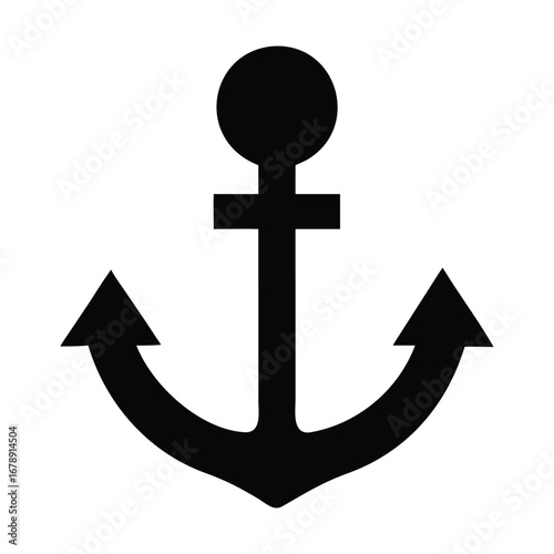Vector design anchor icon style