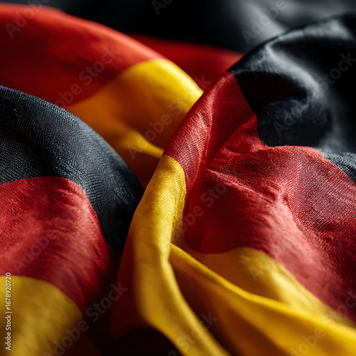 Waving Germany Flag – National Identity and Pride Concept