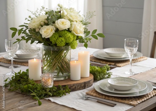 table setting for a wedding