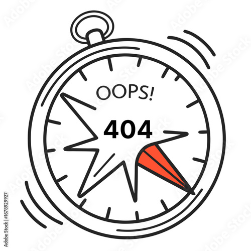 Broken Stopwatch Explosion – Deadline Timeout Metaphor Illustration