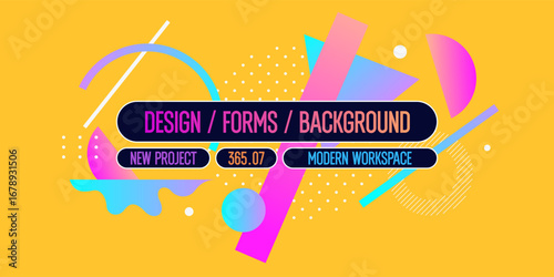 Abstract background for design. A template for advertising in a modern style. Stylish illustration for the poster. Trendy stylish graphics