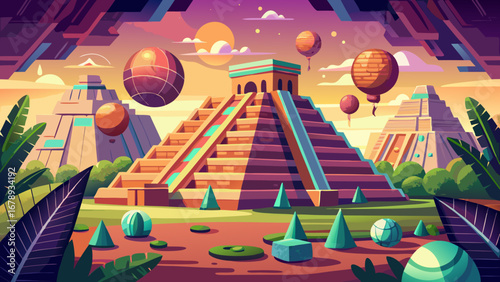 The Chichen Itza ruins in Mexico reveal towering pyramids, ball courts, and intricate stone carvings, reflecting the astronomical knowledge and cultural power of the ancient Mayan civilization.