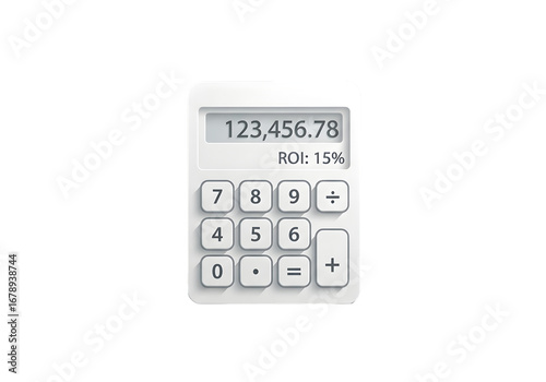 Calculate financial success with this modern calculator