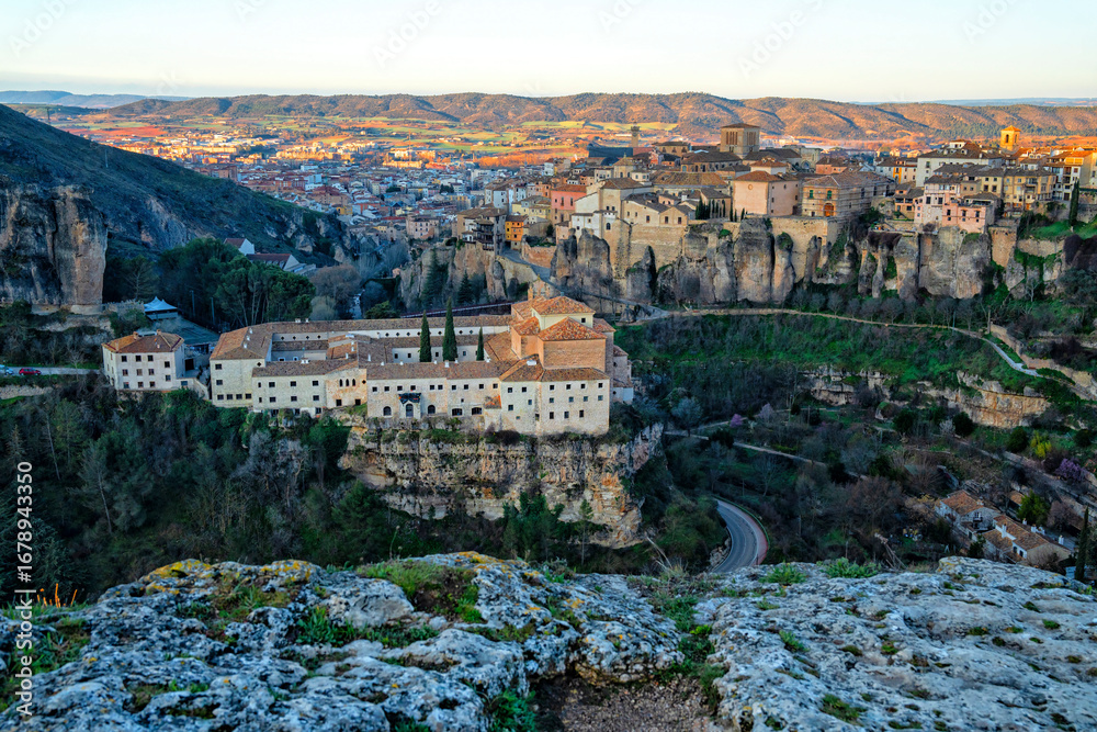 Obraz premium Cuenca, Spain. Castile La Mancha. Spanish Travel and Tourism 