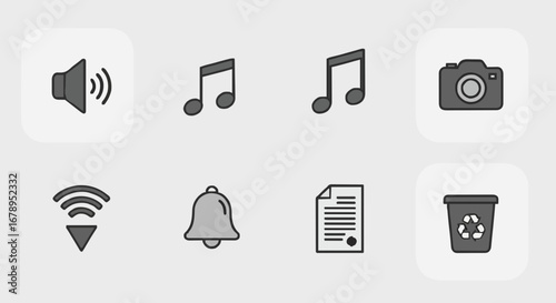 Icon sheet Miscellaneous Elements 