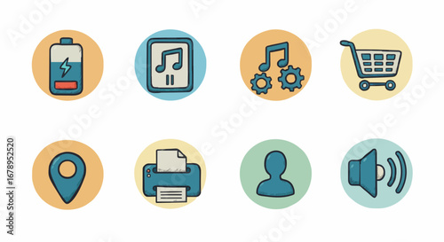 Icon sheet Miscellaneous Elements 