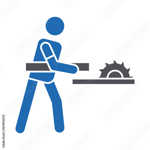 Craftsman vector Icon which can easily modify or edit