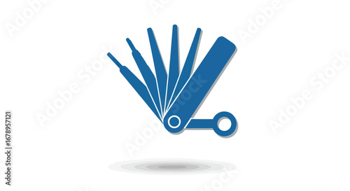Blue Lock Picking Tools Set.