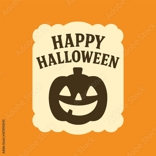 Cartoon skeleton with a pumpkin bucket and the words creep it real on a black background