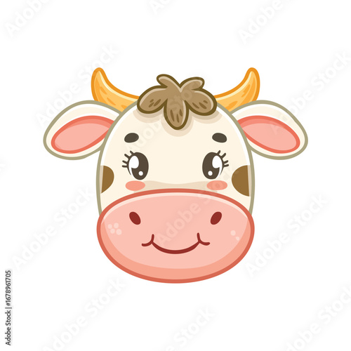 funny cow cartoon avatar