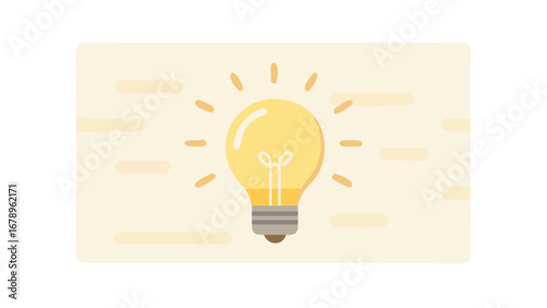 Light bulb idea concept innovation inspiration creativity solution thinking graphic design vector