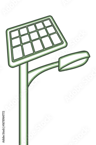 Illuminate your street with this clean energy solar powered lamp post design showcasing eco friendly urban development solutions