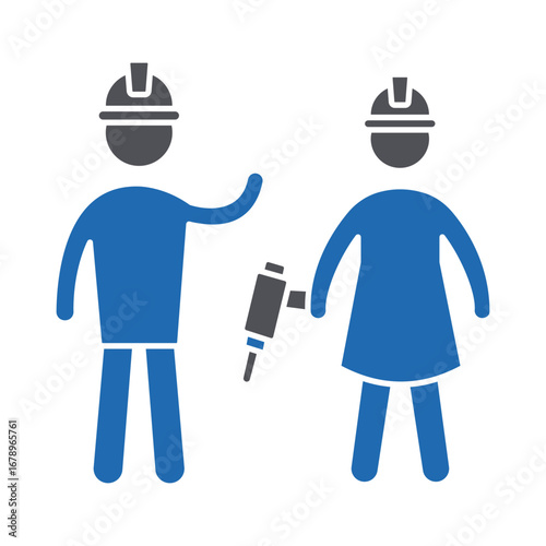 drill machine Vector Icon which can easily modify or edit