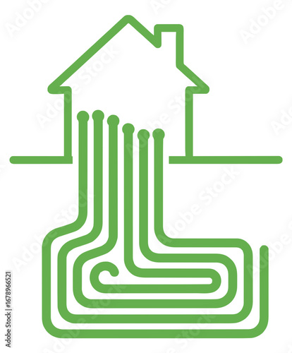 Discover the future of home heating and cooling with a clean geothermal energy system and efficient underground pipes