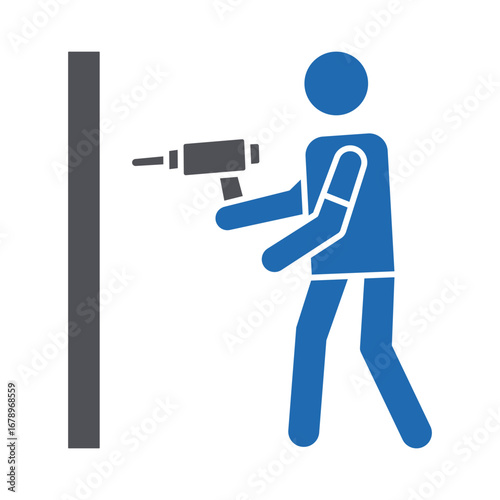 Carpentry Vector Icon which can easily modify or edit