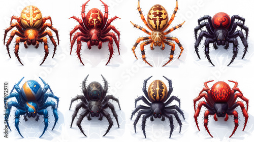 Spider Sticker Collection